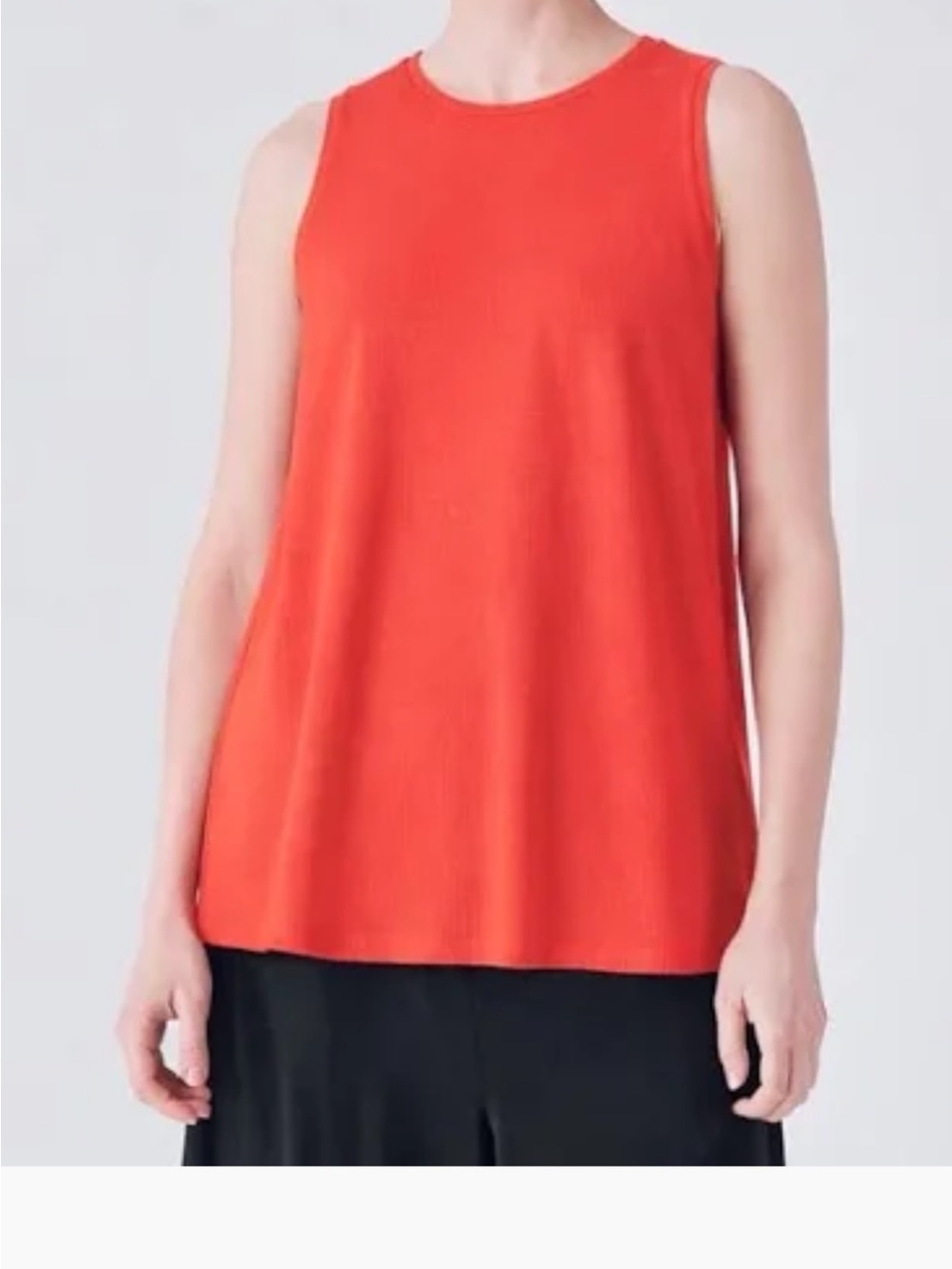 NWT Eileen Fisher crew neck tank top sz XXS